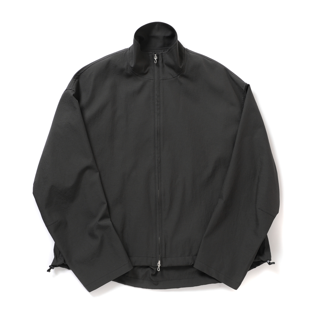 URU / ウル | POLYESTER - ZIP UP BLOUSON - Charcoal | 通販 - 正規