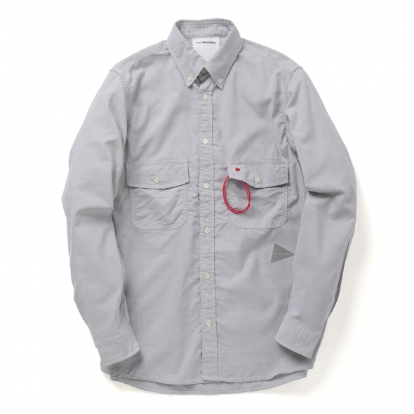 and wander / アンドワンダー | dry ox shirt (M) - Gray | 通販 - 正規