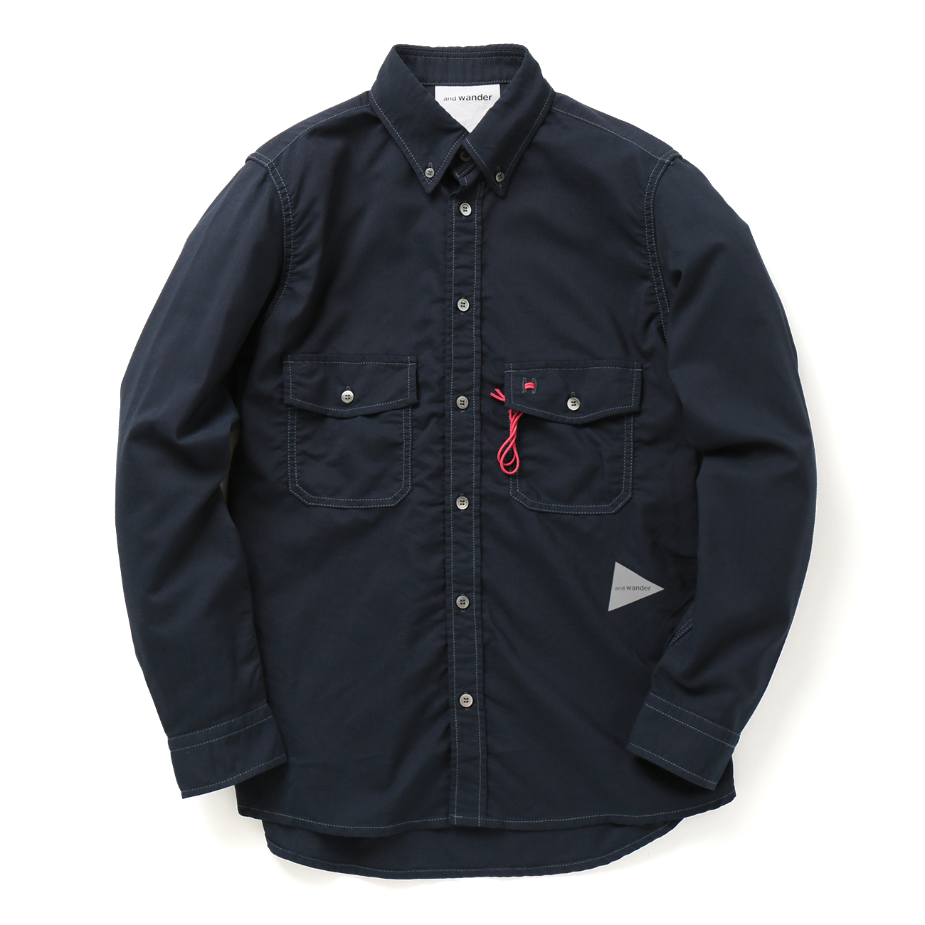 and wander / アンドワンダー | color ox shirt (M) - Navy | 通販 - 正規取扱店 | COLLECT  STORE / コレクトストア