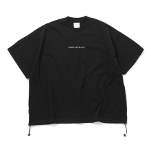 S.F.C Stripes For Creative / エスエフシー | SUPER BIG SS TEE w/ DRAWSTRINGS - Black