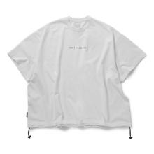 S.F.C Stripes For Creative / エスエフシー | SUPER BIG SS TEE w/ DRAWSTRINGS - White