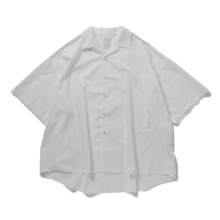 S.F.C Stripes For Creative / エスエフシー | P/C OPEN COLLAR SS SHIRT - White