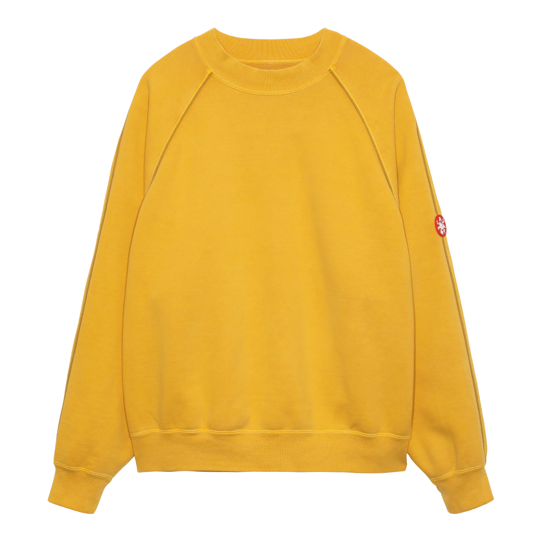 C.E / シーイー | OVERDYE RAGLAN PIPING SWEAT - Yellow | 通販