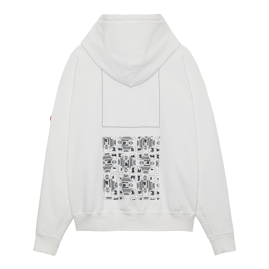 C.E / シーイー | INDUSTRIAL REGIME HEAVY HOODY - White