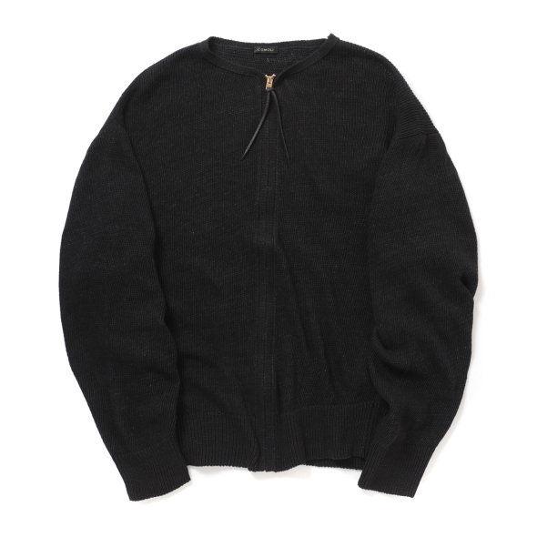 COMOLI / コモリ | 8G ジップカーディガン - Black | 通販 - 正規取扱