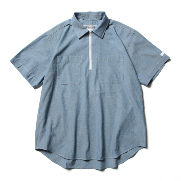ENGINEERED GARMENTS 半袖コットンシャンブレーコンビスーツ ENGINEERED GARMENTS / エンジニアドガーメンツ | EG Workaday