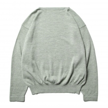 crepuscule / クレプスキュール | Ramie Basque Knit - Gray