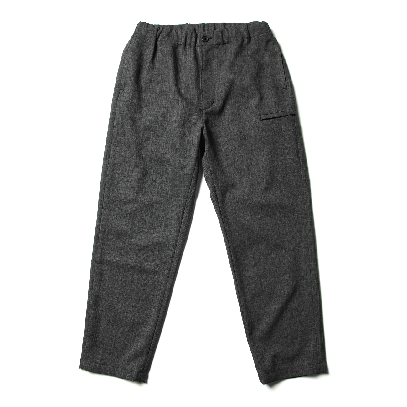 Drawstring Pant - Polyester Sharkskin - Charcoal