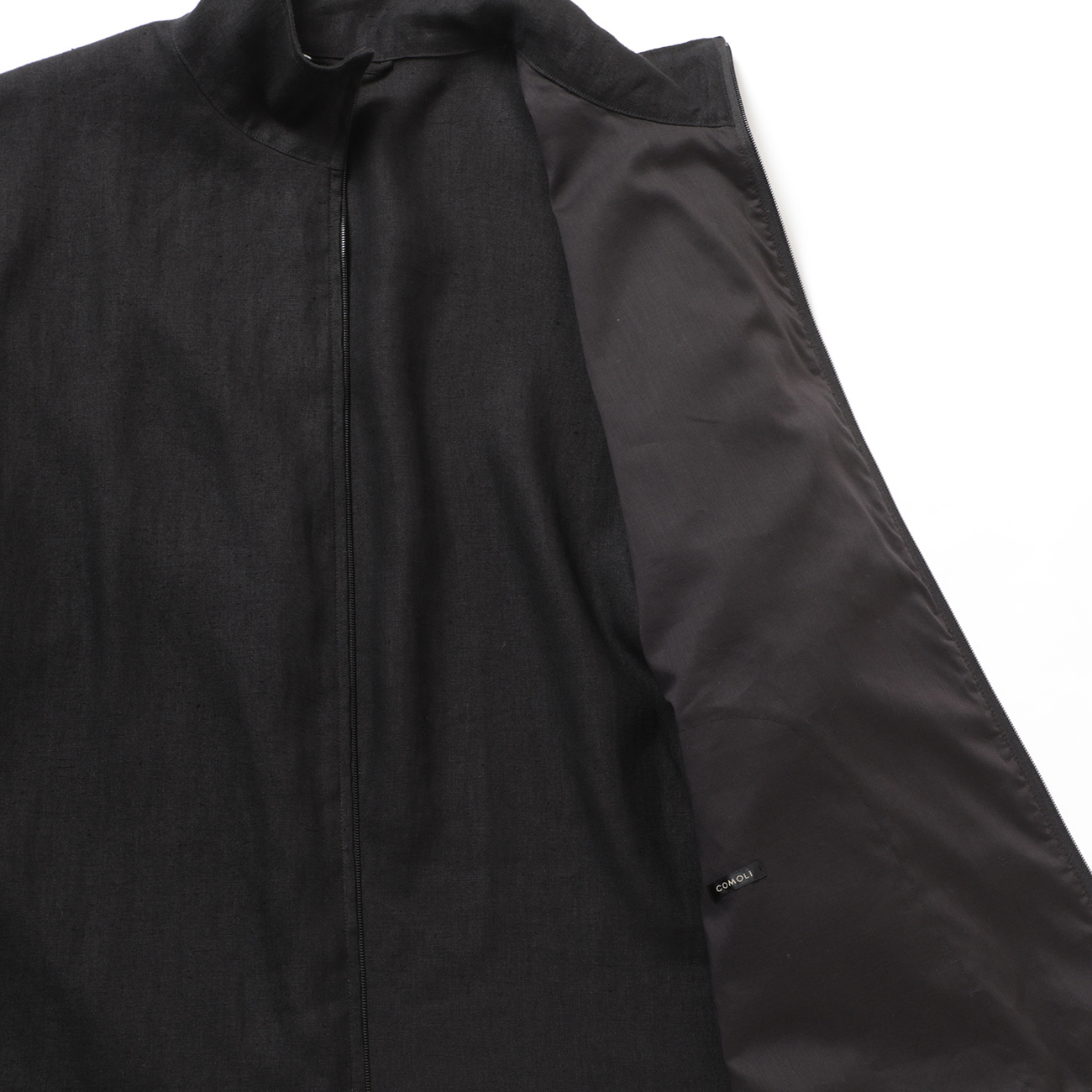 COMOLI / コモリ | カナパ ジップジャケット - Black | 通販 - 正規