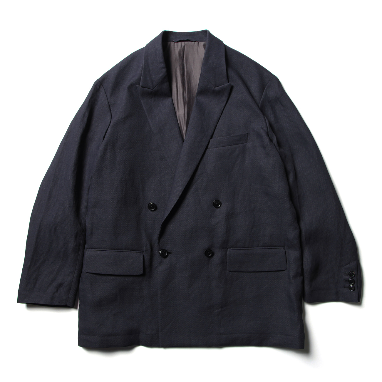 YOKE / ヨーク | PAPER KERSEY SIDE OPEN DOUBLE-BREASTED