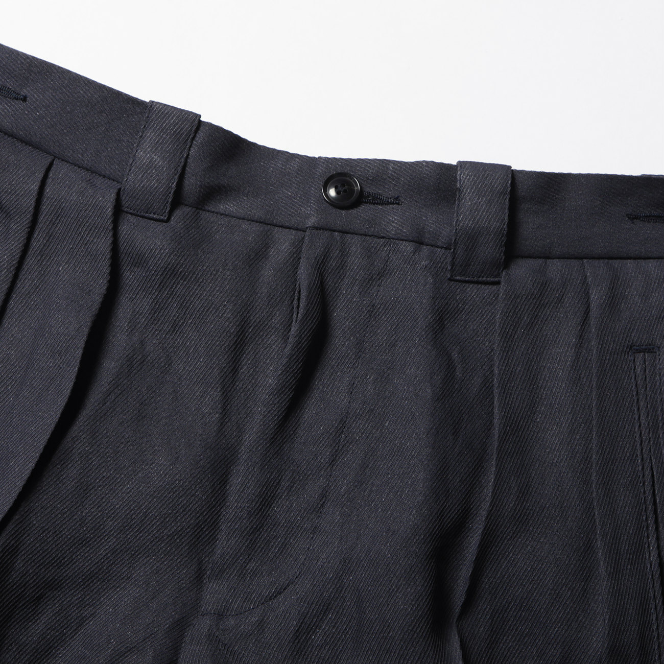 PAPER KERSEY FRENCH GURKHA TROUSERS - Navy