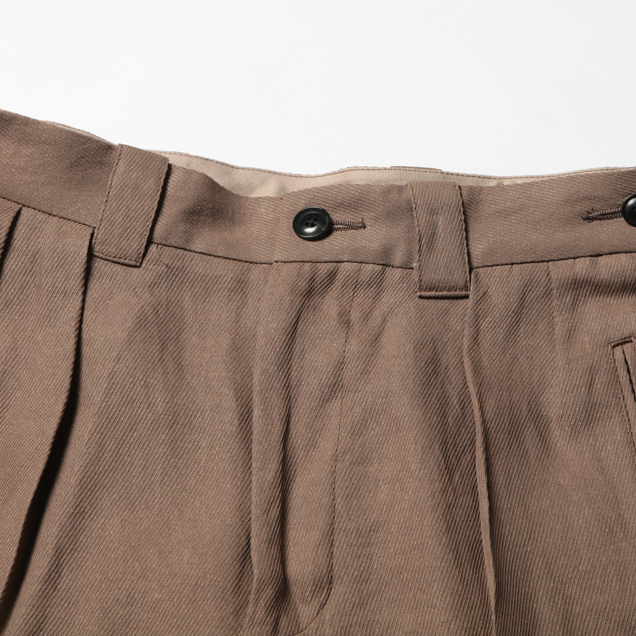 YOKE / ヨーク | PAPER KERSEY FRENCH GURKHA TROUSERS - Taupe | 通販