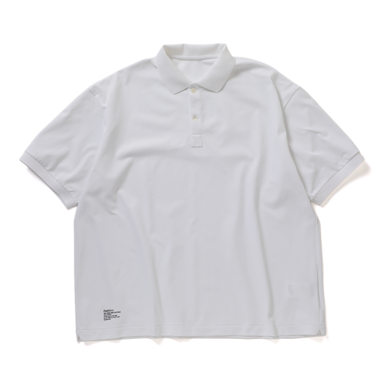 FreshService ポロシャツ ホワイト FreshService 24SS 新作DRY PIQUE JERSEY S/S POLO(WHITE) style