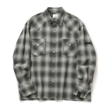 N.HOOLYWOOD / エヌハリウッド | 2261-SH61-014-peg WESTERN SHIRT - Black Check