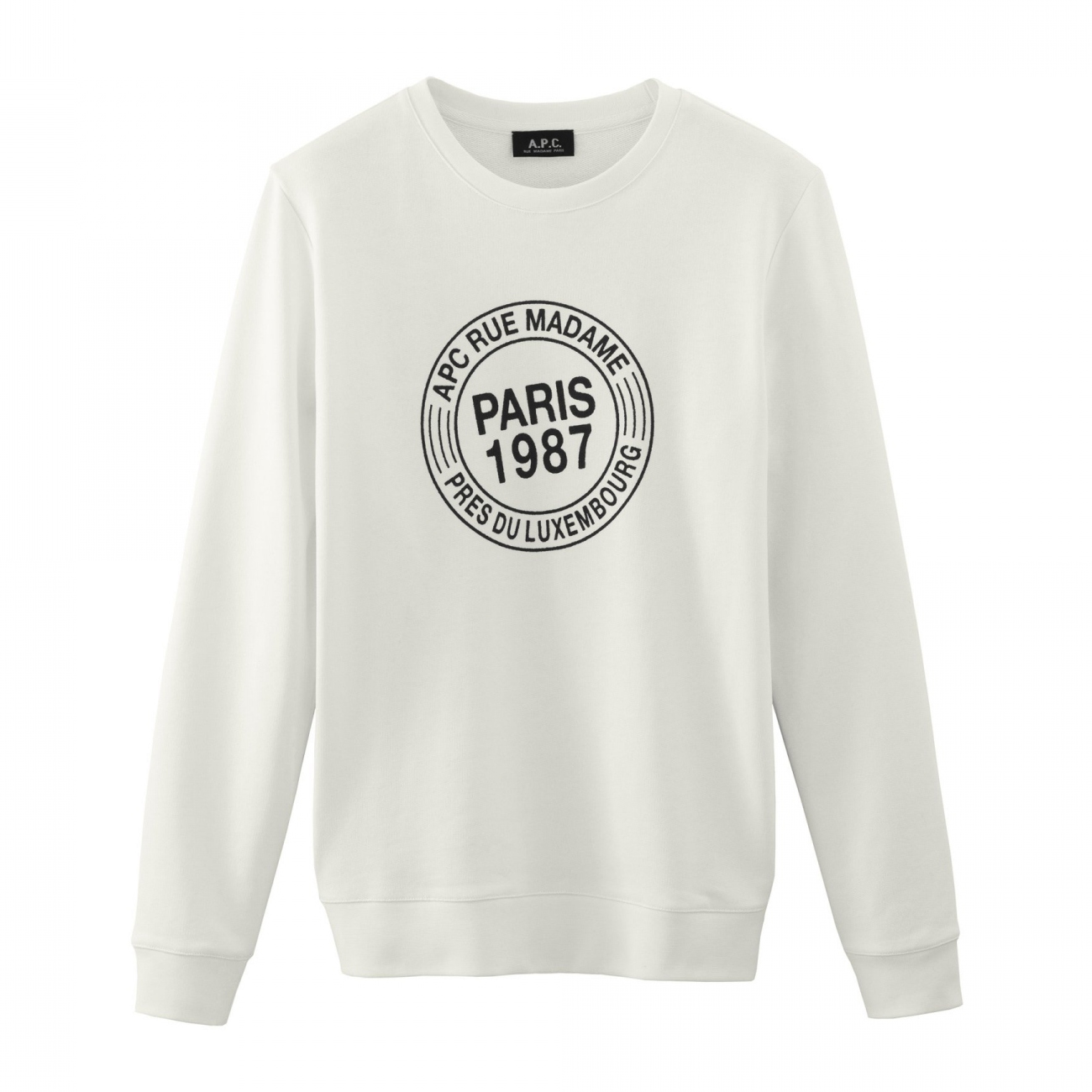 A.P.C. / アーペーセー | Paris 87 スウェットシャツ - White | 通販 - 正規取扱店 | COLLECT STORE /  コレクトストア