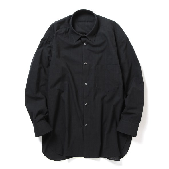 URU / ウル | COTTON CHECK - REGULAR COLLAR L/S SHIRTS - D.Navy_24SCC01 | 通販 -  正規取扱店 | COLLECT STORE / コレクトストア