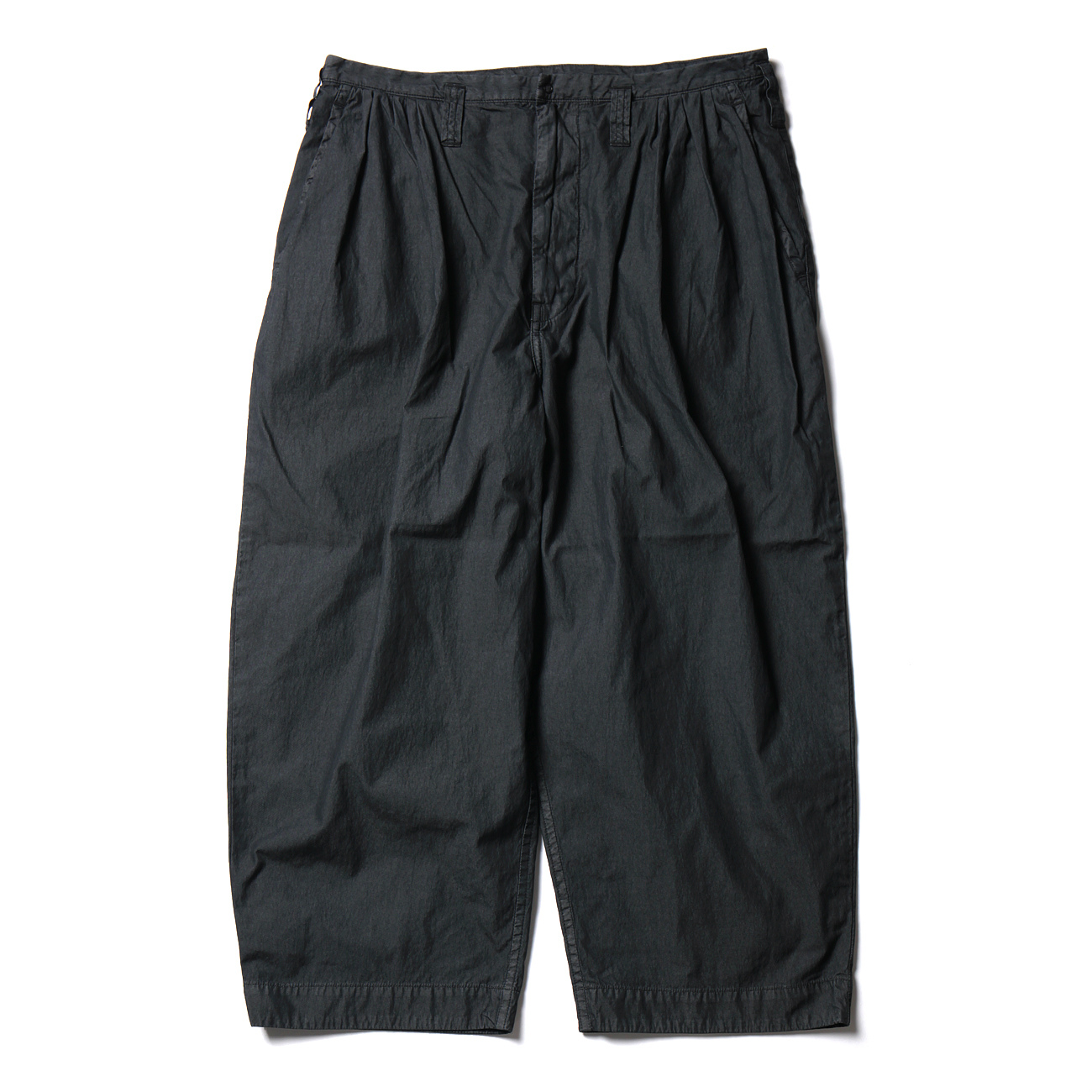 Porter Classic / ポータークラシック | POPLIN JAZZ PANTS - Black