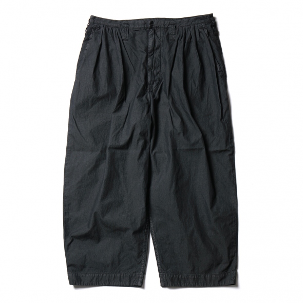 Porter Classic / ポータークラシック | POPLIN JAZZ PANTS - Black
