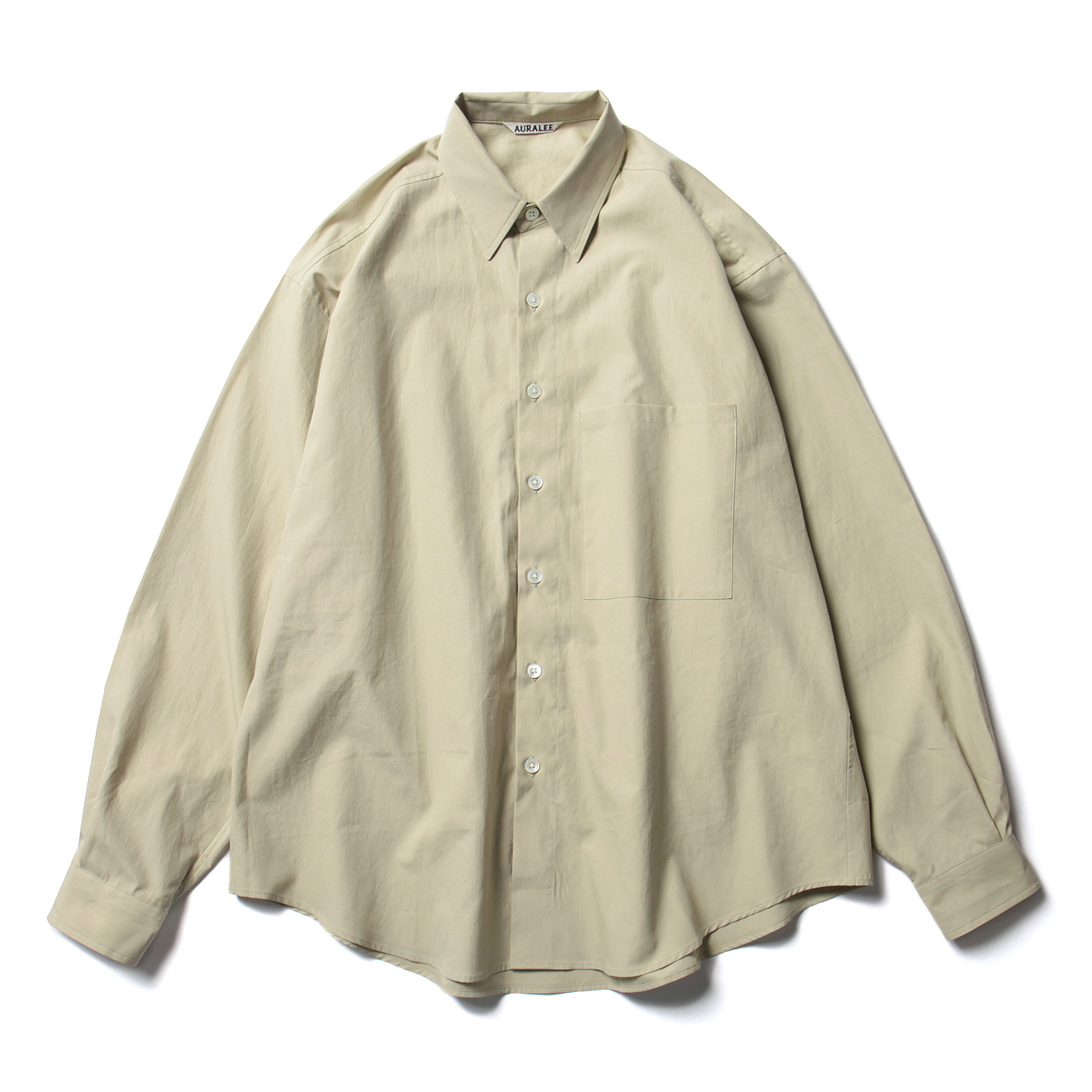 AURALEE / オーラリー | WASHED FINX TWILL BIG SHIRTS (メンズ