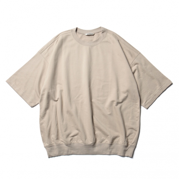 トップス AURALEE SUPER HIGH GAUGE SWEAT BIG TEE AURALEE(オーラリー)の新作、Super High Gauge Sweat Big Teeの