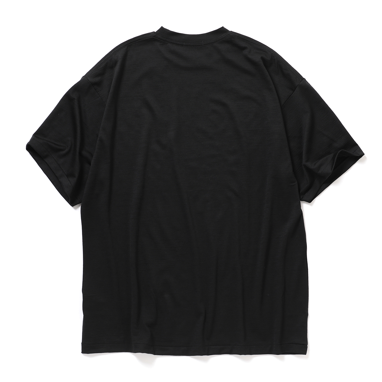 INTERIM / インテリム | EXTRA FINE MERINO WOOL JERSEY S/S TEE