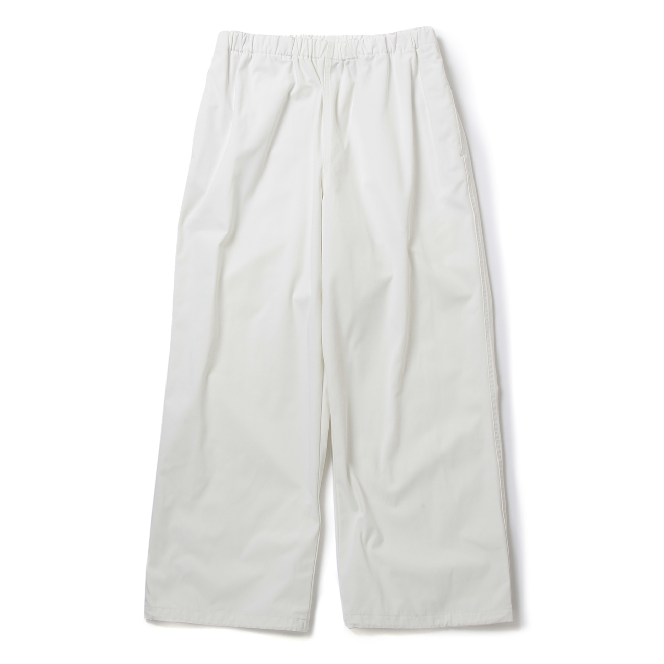 ORGANIC COTTON / RECYCLE POLYESTER TWILL EASY TR - White