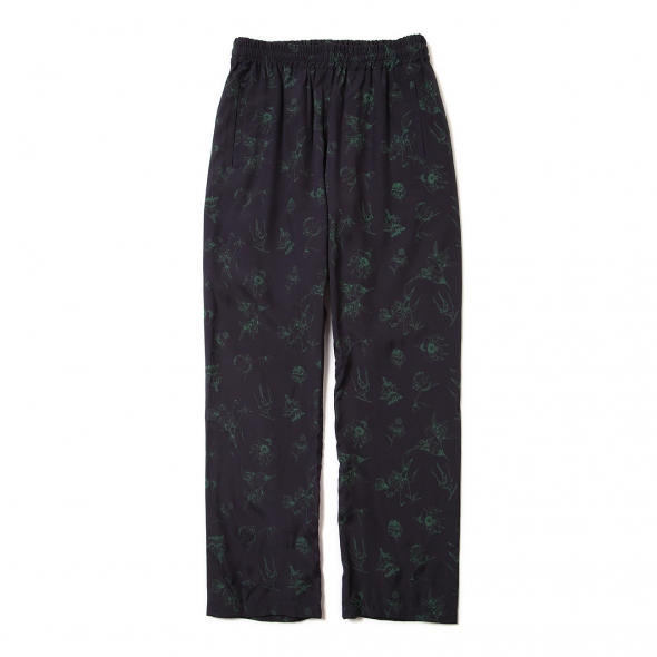 URU / ウル | RAYON PRINT - EASY PANTS - D.Navy | 通販 - 正規取扱店