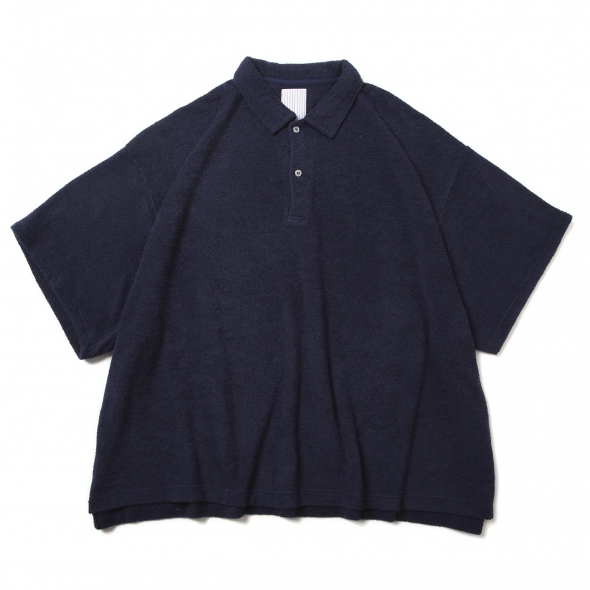 STRIPES FOR CREATIVE PILE POLO オーバーサイズ S.F.C Stripes For Creative / エスエフシー | PILE POLO - Navy