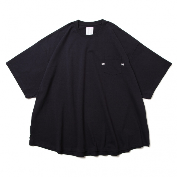 SUPER BIG POCKET TEE - Navy