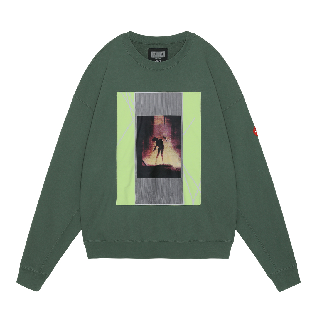 WASHED VS 8b CREW NECK - Green
