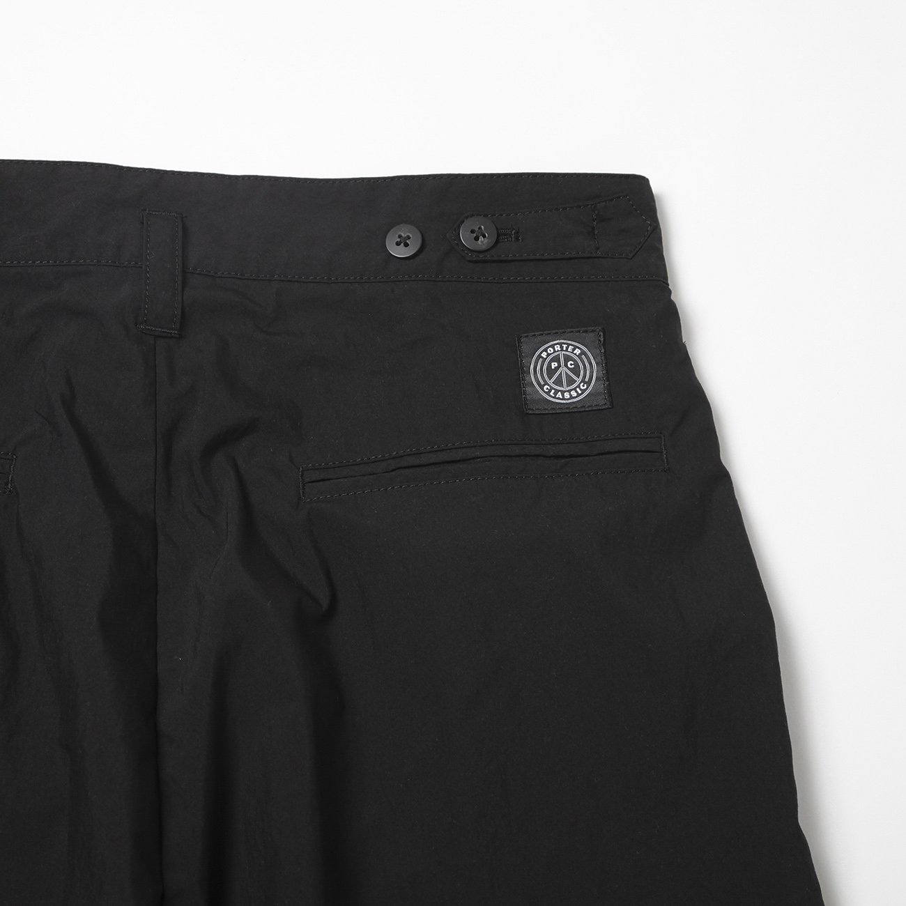 POPLIN GENE KELLY PANTS - Black