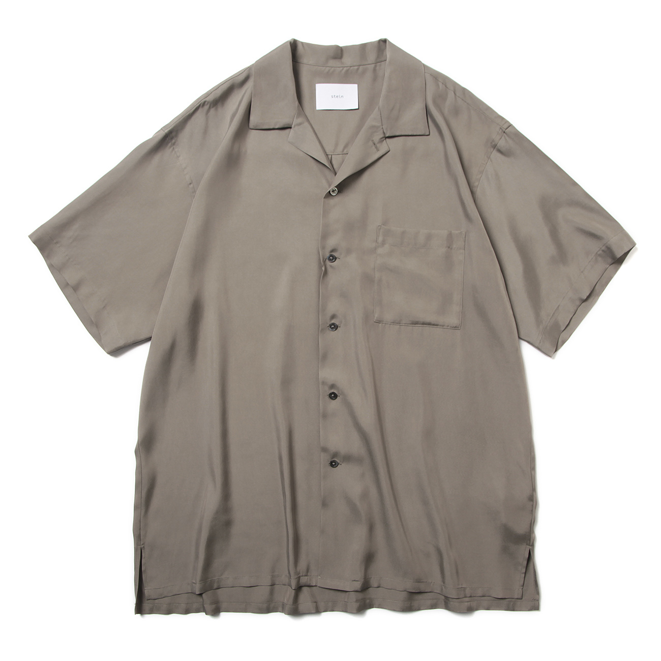 stein / シュタイン | ST.523-1 OVERSIZED CUPRO OPEN COLLAR SS SHIRT