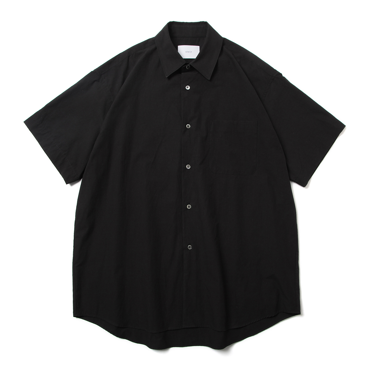 シュタイン シャツ レイヤードデザイン ST.577 ブラック 黒 S stein / シュタイン | ST.548-2 OVERSIZED SS SHIRT - Black | 通販