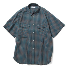 FUJITO / フジト | S/S Fatigue Shirt - Blue Check