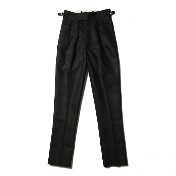 ニートオックスフォードベルトレスパンツ