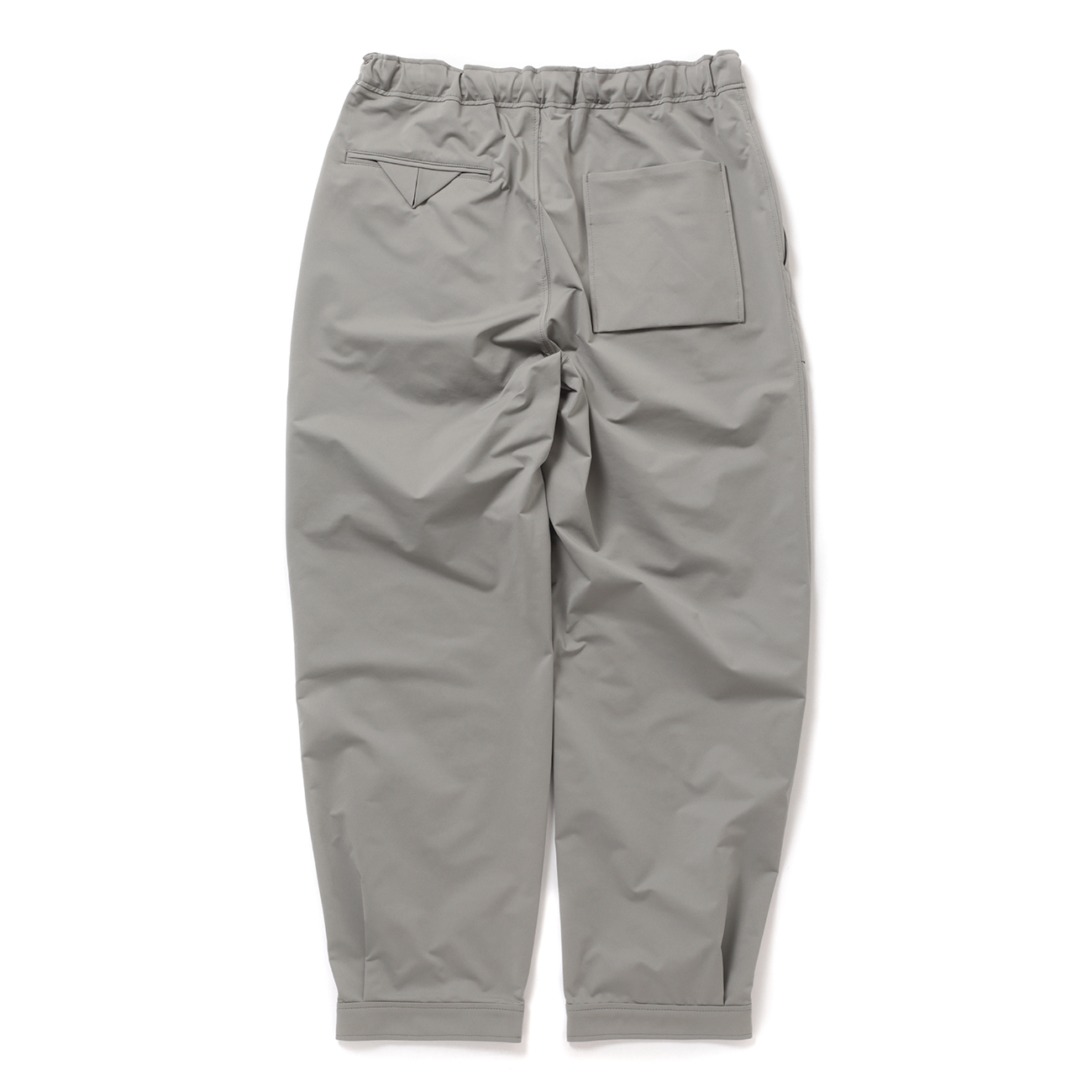 [送料込•即日発送] N.M BRUSHED TEKETEKE PANTS CURLY / カーリー | ULTRA LIGHT TAFFETA HEM-TUCK PANTS - Ash | 通販