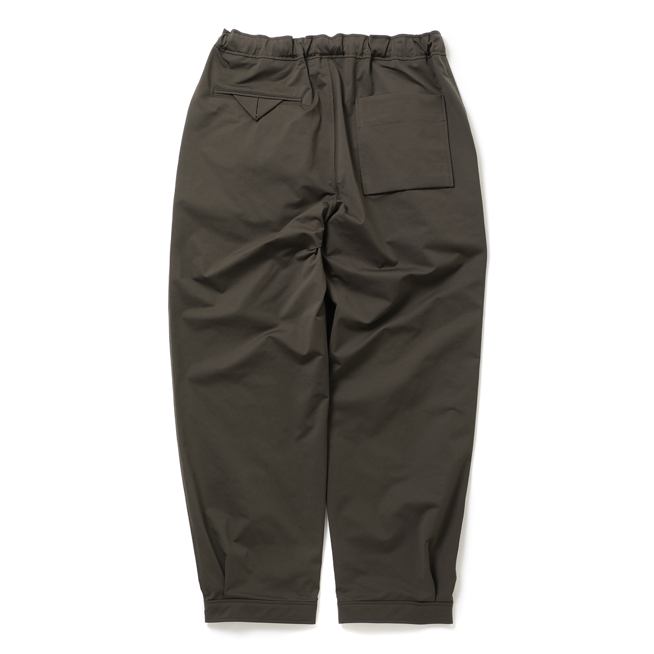 CURLY / カーリー | ULTRA LIGHT TAFFETA HEM-TUCK PANTS - Charcoal