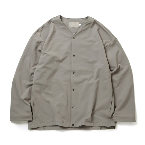 CURLY / カーリー | SNAP-BUTTON CARDIGAN french terry - Steel