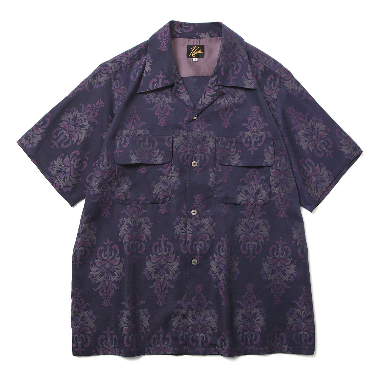 S/S Classic Shirt - CU/R/S ORNAMENT Jq. - Purple