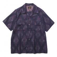 Needles / ニードルズ | S/S Classic Shirt - CU/R/S ORNAMENT Jq. - Purple