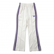 Boot-Cut Track Pant - Poly Smooth - Ice White