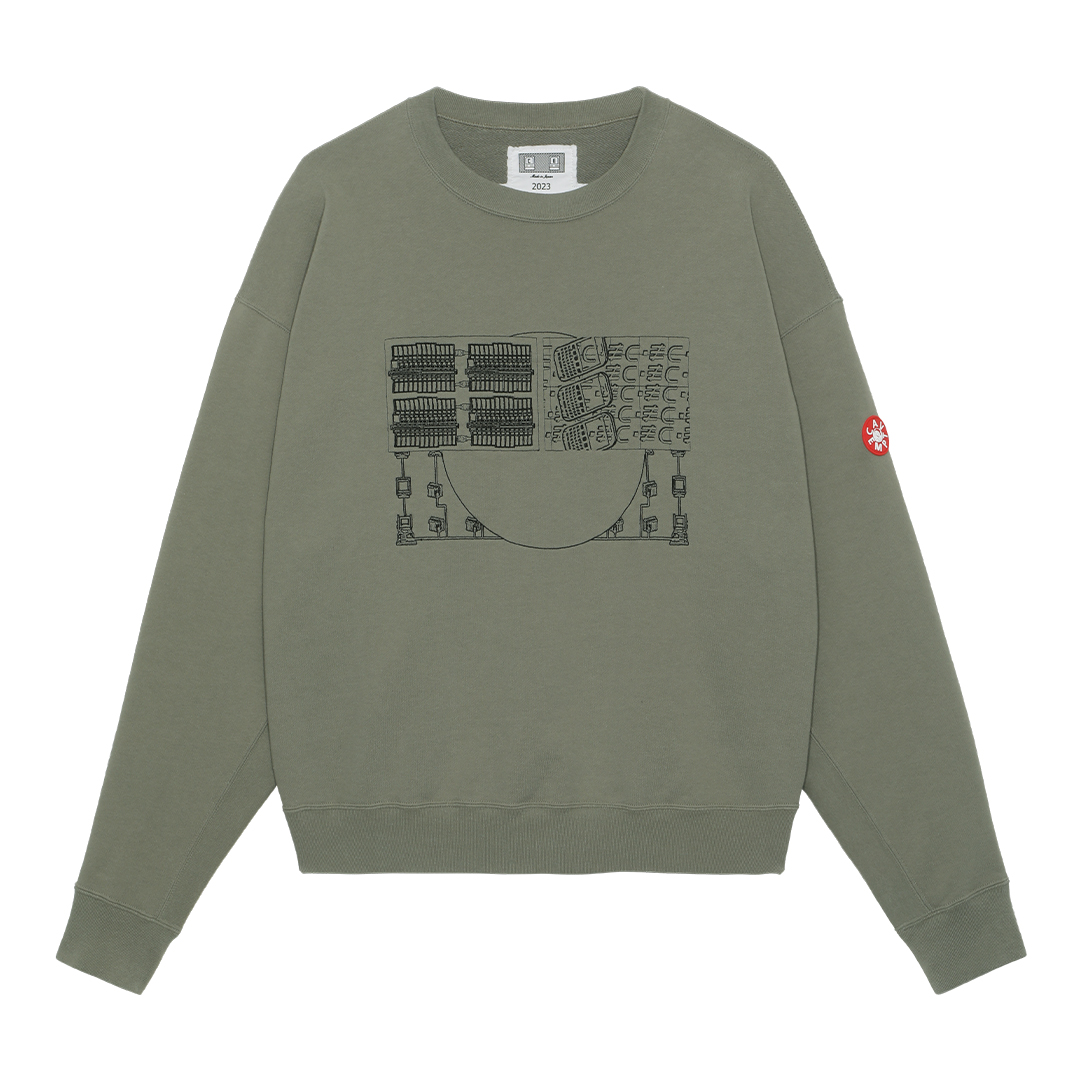 C.E / シーイー | NOT IDENTICAL TO CREW NECK - Green | 通販 - 正規取扱店 | COLLECT  STORE / コレクトストア