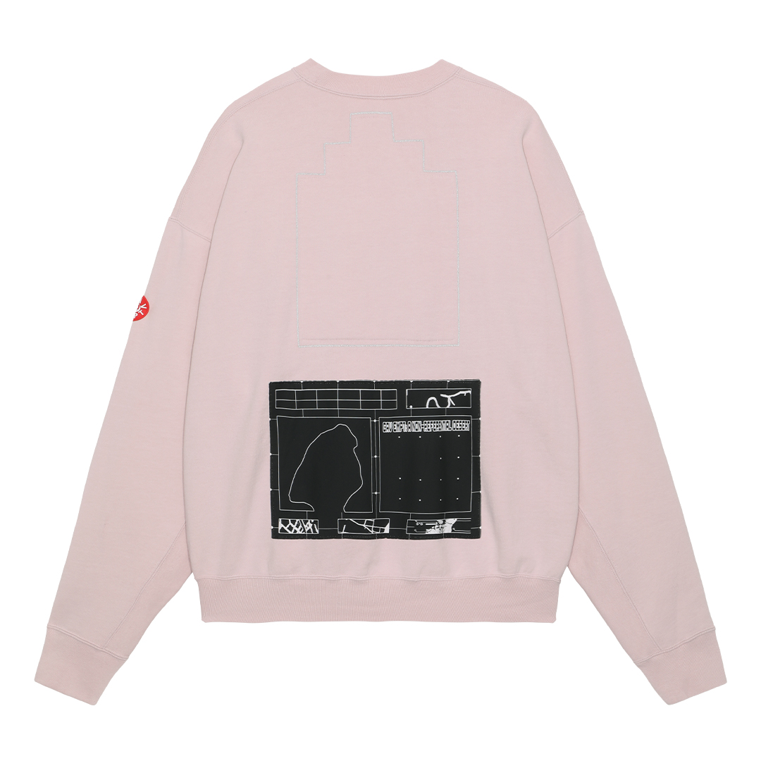 NOT ELEMENT OF CREW NECK - Pink 背面