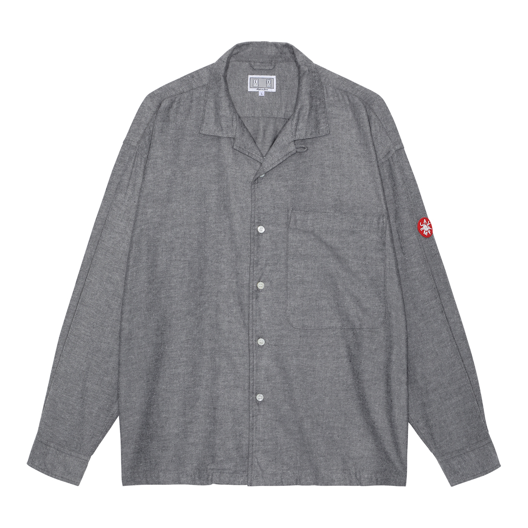 C.E / シーイー | COTTON LPOC VYL OPEN SHIRT - Grey | 通販