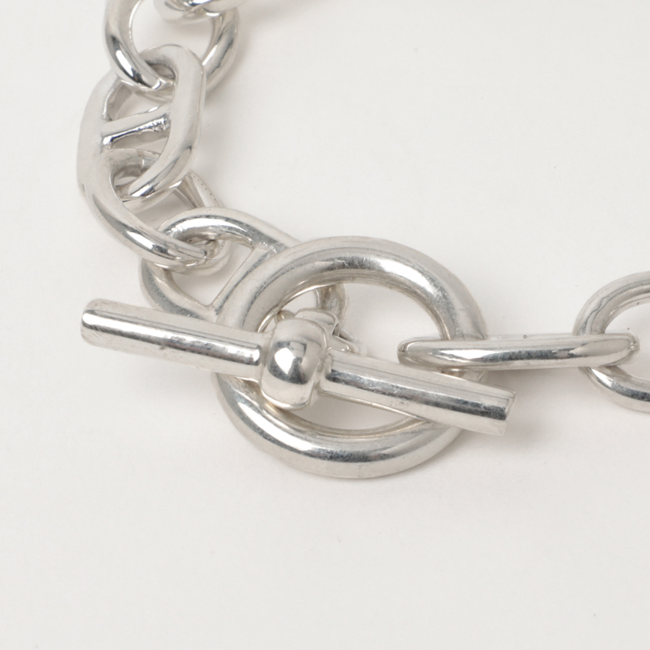 INTERIM / インテリム | TAXCO SILVER ROUND ANCHOR BRACELET - Silver 