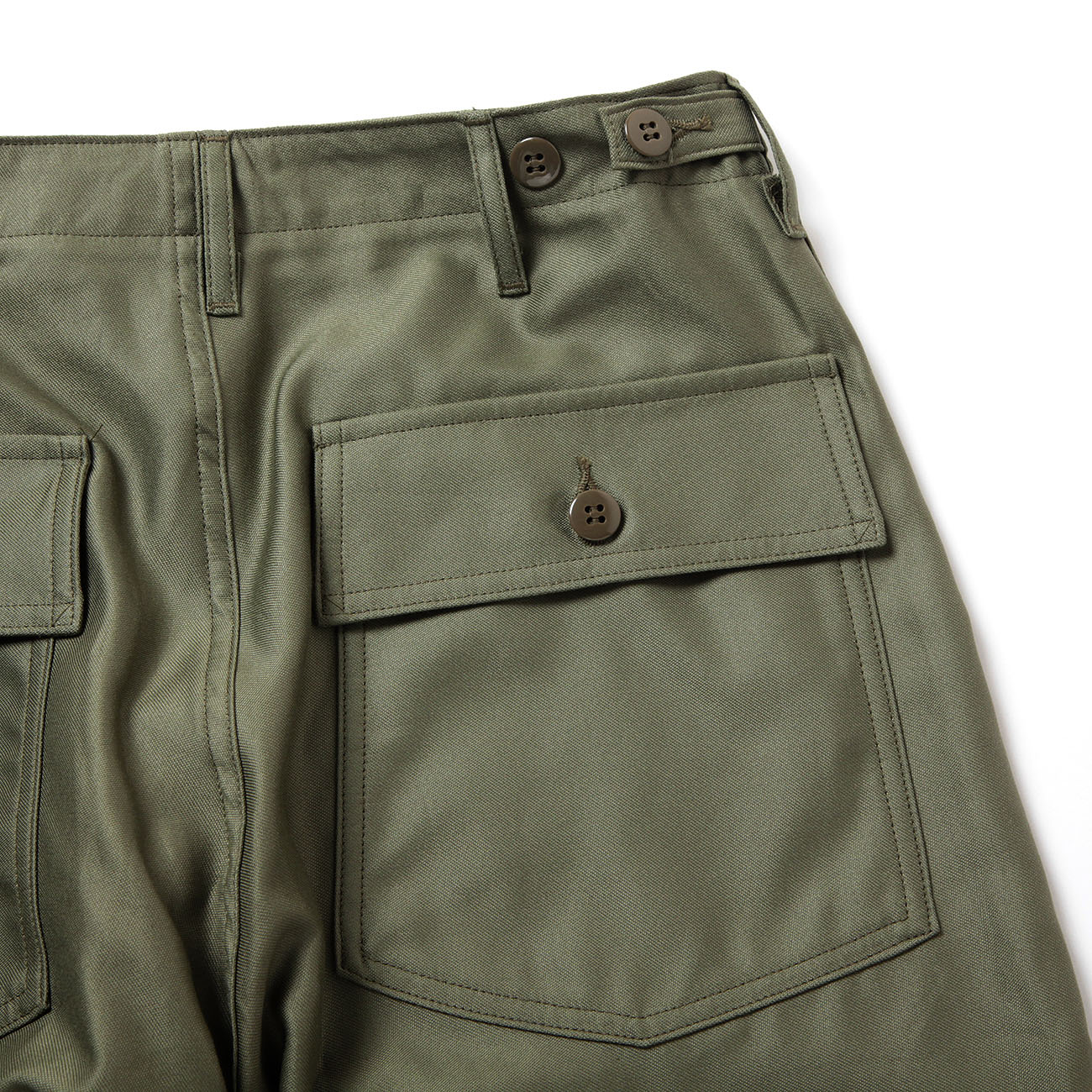 INTERIM / インテリム | GIZA BACK SATIN BAKER PANTS - Olive | 通販 ...