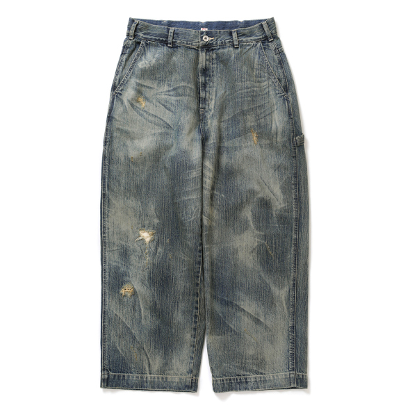 【美品】ポータークラシック　ハンドメイドクロップドパンツ　送料無料 Porter Classic WOOL & GAUZE CROPPED PANTS ポータークラシック