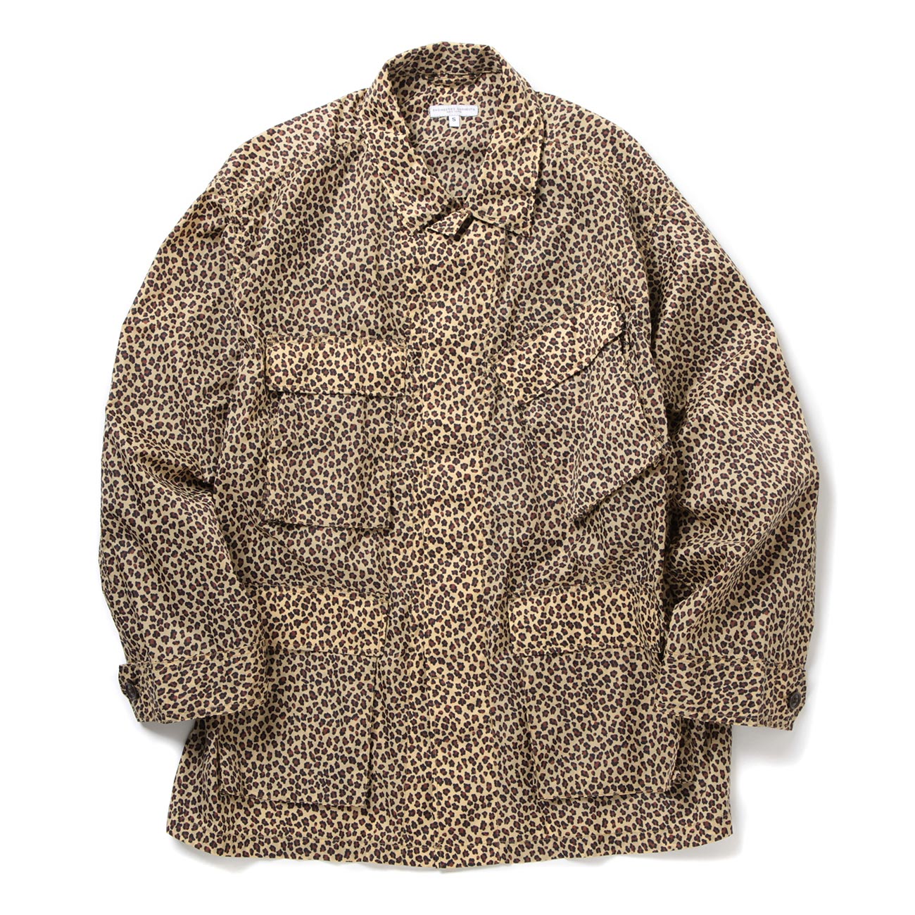 BDU Jacket - Nylon Leopard Print - Khaki