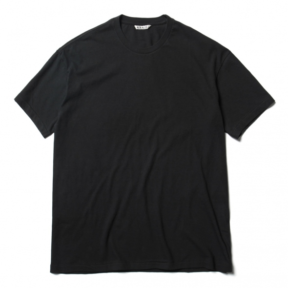 マ*コ様 GWセール　AURALEE コットンニット Tシャツ ブラック AURALEE（オーラリー）Tシャツ・カットソー 黒 サイズ:1(M位