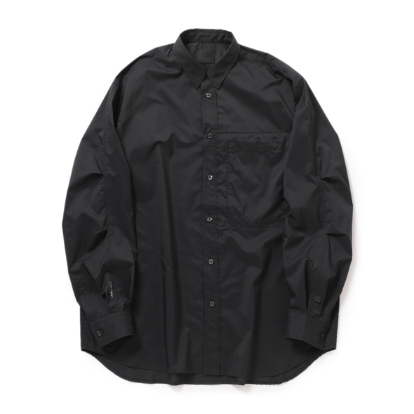 DAIWA PIER39 TECH TRAVEL SHIRT ブラック XL DAIWA PIER39 / ダイワピア39 | TECH PERTEX TRAVEL SHIRT - Black